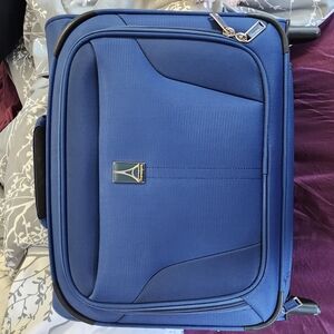Blue Carry On Luggage Bag